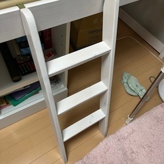 ロフトベッド　棚　ハシゴつきの画像