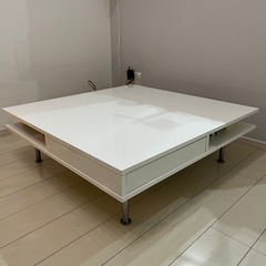 【IKEA/イケア/通販】TOFTERYD トフテリード コーヒーテーブル, ハイグロス ホワイト[EI](20353053)
