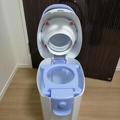 【差し上げます】ピジョン　らくらくおむつポットン　オムツ　ゴミ箱の画像