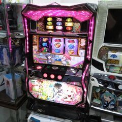 パチスロ実機 結城友奈は勇者である コイン不要機・ドアキー・設定キー付