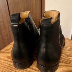 BOSS メンズブーツ・子牛皮100%の画像