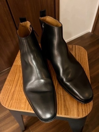 BOSS メンズブーツ・子牛皮100%