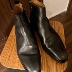 BOSS メンズブーツ・子牛皮100%