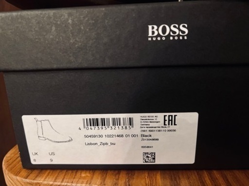 BOSS メンズブーツ・子牛皮100%