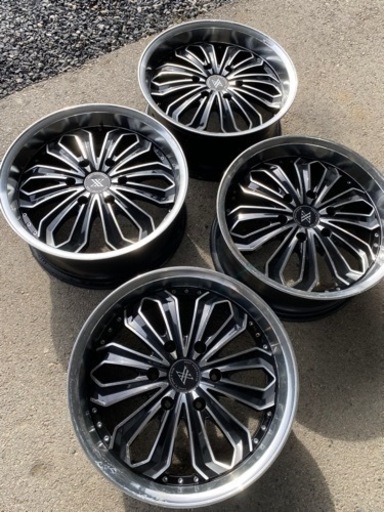 18インチ ハイエース アクト ゼロ ブレイク X 深リム　アルミホイール 7.5J+37 PCD 139.7 6H 4本セット