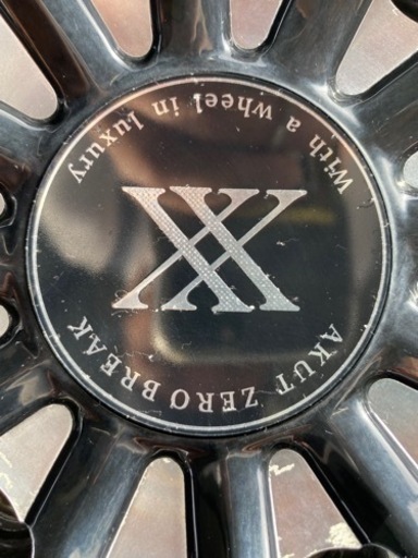18インチ ハイエース アクト ゼロ ブレイク X 深リム　アルミホイール 7.5J+37 PCD 139.7 6H 4本セット