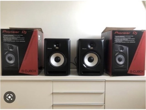 Pioneer アクティブスピーカー　S-DJ80X  2台セット。