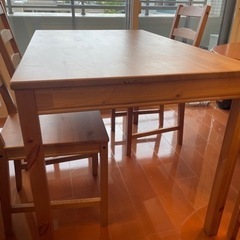 IKEA ダイニングセット　差し上げます(取りに来て下さる方に)の画像