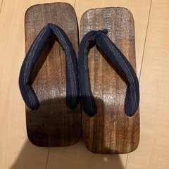 メンズ浴衣　Lサイズ: 自宅で1回だけ着用　下駄・帯セットの画像