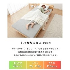 三つ折り　マットレス　キングサイズの画像