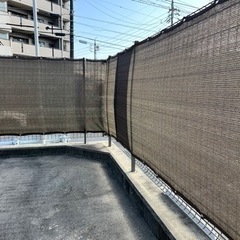 【受け渡し予定者決定済】バルコニーシェード（ブラウン）４枚セット