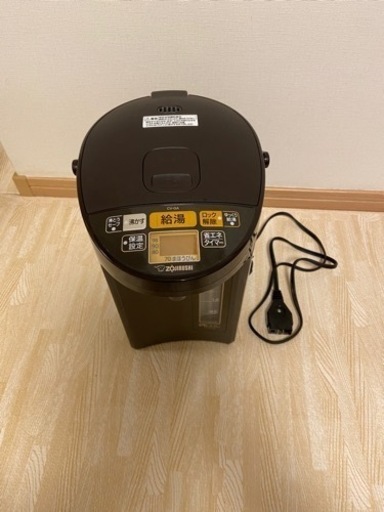 象印の電気ポット3L(2019年製)