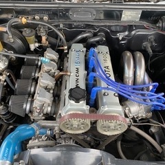 トヨタ AE86 スプリンタートレノ GTV後期型　特注TMRキャブ　カスタムエンジン仕様の画像
