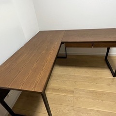 【値下】L字デスク　パソコンデスク