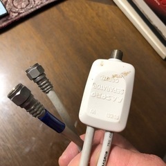 テレビケーブル　VHF BS/CS 分波器