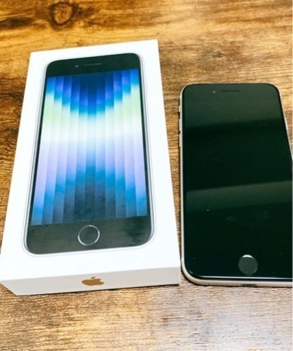 【傷なし中古】iPhone SE3 64GB Starlight ワイモバイル