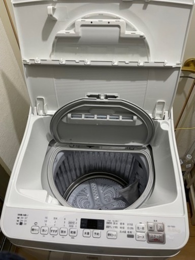 乾燥機能付き SHARP シャープ 洗濯機 ES-T5E5-KW  2018年製5.5㎏縦型洗濯乾燥機
