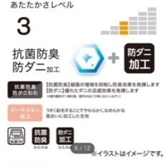 ニトリ　ダブルサイズ　掛け布団の画像