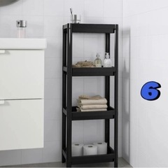 IKEAシェルフユニット, ブラック