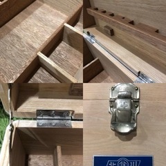 美品アンティーク木製救急箱♪の画像