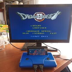 初代ファミコンのコピー品とドラゴンクエスト2.3.4の画像