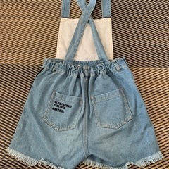 デニムサロペットの画像