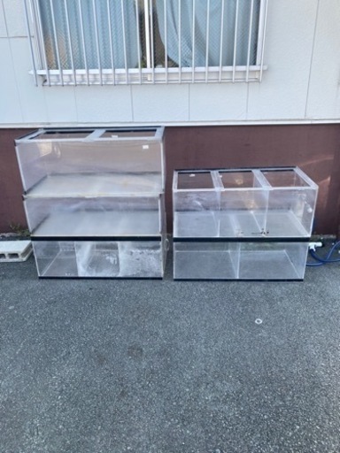 アクリル水槽中古　幅90センチ5本