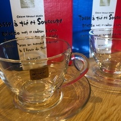 新品箱入りおしゃれarcorocグラス２箱set♪