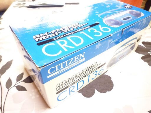 CITIZENシチズン AM-FMラジオカセットプレーヤー(CRD136)