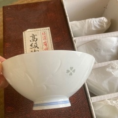 未使用　箱入り茶碗　ほたる焼きの画像