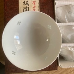 未使用　箱入り茶碗　ほたる焼き