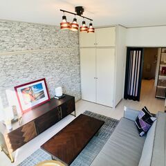 初期費用0円♪10/20入居可♪ﾘﾉﾍﾞ済1DK、高速WiFi無...