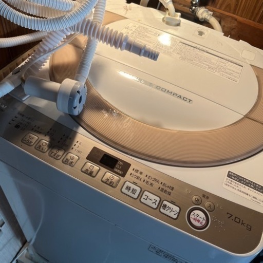 【お渡しする方決まりました】SHARP洗濯機 7キロ 2019年式