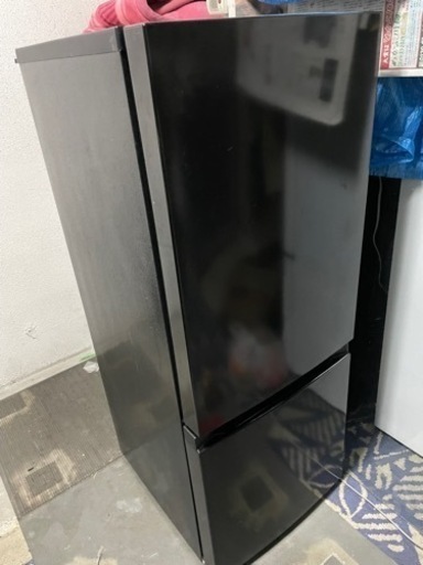値下げ❗️2020年製 TAG label by amadana 2ドア154L冷蔵庫　 高性能低温ケース搭載！スタイリッシュブラック冷蔵庫