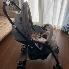 メチャカル　オート4キャスエッグショック　ブルーBL コンビ軽量ハイシート55cmの画像