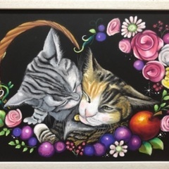 🌈話題のチョークアート看板・ペットの似顔絵、ウェディングボードな...