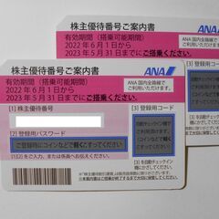 全日空株主優待券2枚組