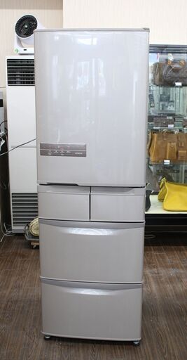 札幌 引取 HITACHI 5ドア冷蔵庫 401L R-K40H 2018年製 氷温ルーム 動作確認済み 日立 ヒタチ