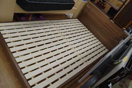 セミダブルベッド 幅121×奥210×高75cm マットレス付き アーバンホーム   札幌市 清田区 平岡