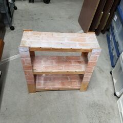 リサイクルショップどりーむ天保山店 No7946 ラック 赤レン...