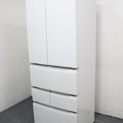 高年式!2022年製!シャープ 6ドア冷凍冷蔵庫 自動製氷 457L COCORO HOME SJ-MF46J-W ラスティックホワイト 中古家電 店頭引取歓迎 R7100)