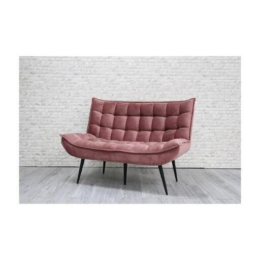 新品アウトレット品　スタイリッシュソファ　LT- 2022　コーラルピンク\n
