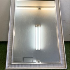 F02 姿見 鏡 ミラー 洋風 アンティーク家具 オシャレ 銀色...