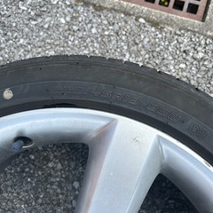 Z33 中期 純正ホイール4本タイヤセット(バリ溝)の画像