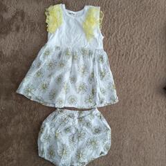 ワンピース　３点セット　花柄 90サイズの画像