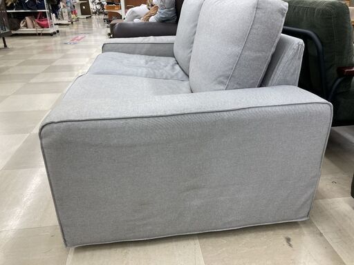 2人掛けソファー　IKEA　シーヴィク　ｸﾞﾚｰ