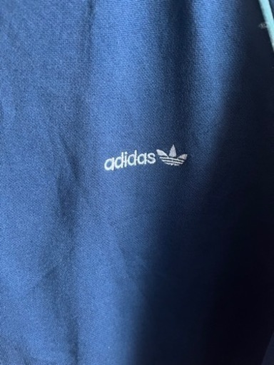 adidas 70s80s デサント トラックジャケット ジャージ　ネイビー
