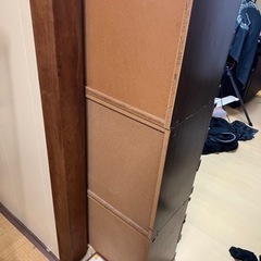引き出しタワー　3台重ね　全高さ約150cm 幅45cm 奥30cmの画像