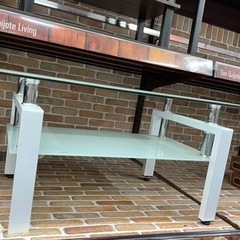 ガラス テーブル ブラック 新品未開封 格好良いの画像