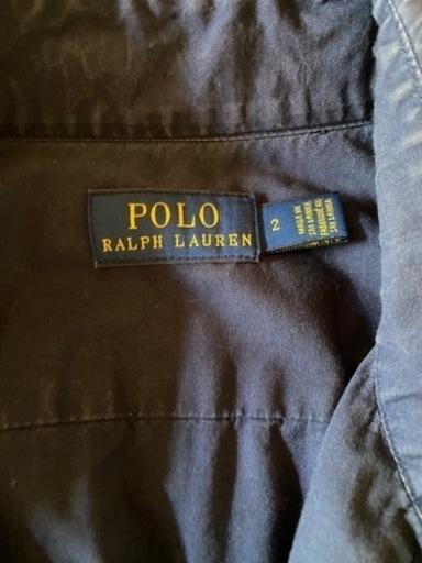 ポロ　ラルフローレン　ロゴ入り定番シャツ　紺ネイビー　シンプルオシャレ　ビジネス　POLO RALPH LAUREN ハイブランド